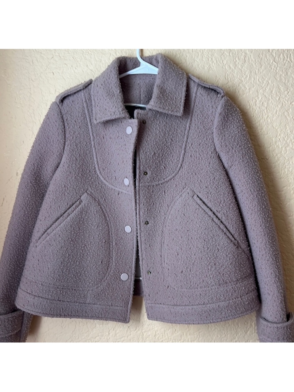 Missoni Taupe Bouclé Wool Blend Jacket